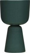 Iittala NAPPULA Osłonka - Doniczka do Kwiatów 15,5 cm - Wysoka / Ciemnozielona