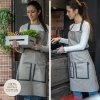 Guzzini NATURAL STYLE Bawełniany Fartuch Kuchenny / Biały