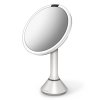 simplehuman SENSOR Lustro Kosmetyczne do Makijażu - Powiększające, z Podświetleniem / Białe