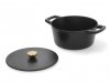 Holm CAST IRON Garnek Żeliwny 3,6 l / Czarny