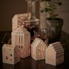 Kähler URBANIA Świecznik Tealight - Domek Biały - Church 