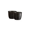 Emile Henry - Foremka do Zapiekania Typu Ramekin 2 Szt. N°8 - Czarna