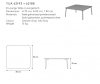 Blomus YUA Stolik Kawowy / Jasnoszary Silk Grey