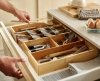 Joseph Joseph DRAWER Rozsuwany Organizer na Sztućće - Wkład do Szuflady / Drewniany