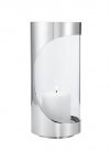Georg Jensen CHROME CONTOURS Lampion 28 cm / Srebrny Stalowy