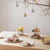 Lyngby Porcelain RHOMBE Bombka Porcelanowa - Różowa