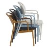 Muuto LINEAR OUTDOOR Stalowy Fotel Ogrodowy Lounge - Zewnętrzny / Czarny