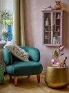 Bloomingville AVOLA Stolik Kawowy 50 cm / Złoty