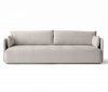 Menu OFFSET Sofa Potrójna - Tkanina Kvadrat Odcień Jasnoszary