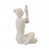 Bloomingville ADALINA Dekoracyjna Figurka Kobiety - Joga / Biała