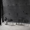 Muuto FIBER ARMCHAIR WOOD BASE Krzesło - Rude /Drewniana Rama Naturalna