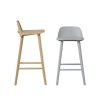 Muuto NERD Hoker - Krzesło Barowe 79 cm Zielony