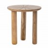 Bloomingville STELLA Stolik Kawowy z Drewna Mango 40 cm / Brązowy