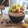 Emile Henry NATURAL Głęboka Misa na Owoce i Warzywa 27 cm Czarna