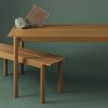 Muuto LINEAR Ławka Ogrodowa / Stalowa 110 cm Biała