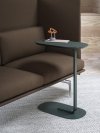 Muuto RELATE Stolik Pomocniczy - Boczny 73,5 cm Czarny / Blat Ciemny Dąb