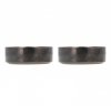 Villa Collection FJORD Miska 10 cm 2 Szt. Czarna Metaliczna