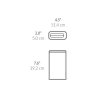 Simplehuman SLATE Stacja UV do Dezynfekcji i Sterylizacji Smartfona / Ciemnoszara