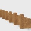 Kristina dam studio COLUMN Drewniana Listwa - Wieszak na Ubrania 49 cm / Dąb Olejowany