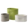 Muuto RIDGE Ceramiczna Doniczka do Kwiatów 24 cm / Beżowa