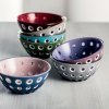 Guzzini LE MURRINE Miseczka do Przekąsek 12 cm 2 Szt. / Czarno - Czerwona