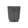 House Doctor BERICA Ceramiczny Kubek bez Ucha 300 ml / Czarny