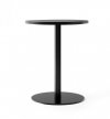 Menu HARBOUR COLUMN Stół Okrągły 60 cm Blat Fornir Dębowy - Czarny