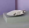 Gense DOROTEA Patera Dekoracyjna 42 cm / Srebrna Polerowana