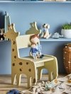 Bloomingville IBBER Krzesło dla Dzieci - Żyrafa / Szare