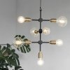 House Doctor MOLECULAR Lampa Sufitowa - Wisząca / Czarna - Złota