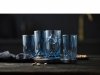 Lyngby Glass SORRENTO Kolorowe Wysokie Szklanki Long Drink 380 ml 4 Szt. / Niebieskie