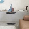 Muuto RELATE Stolik Pomocniczy - Boczny 60,5 cm Biały / Blat Fornir Dębowy