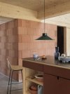 Muuto TOP PEDANT Stalowa Lampa Wisząca 36 cm Ciemnoczerwona