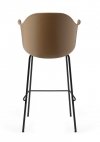 Menu HARBOUR Krzesło Barowe 112 cm Hoker Czarny - Siedzisko Khaki