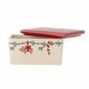 Bloomingville CHRISTMAS YULE Ceramiczna Maselniczka Świąteczna