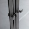 Muubs BOSTON Metalowa Witryna Przeszklona 130 cm / Czarna