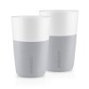 Eva Solo CAFFE Kubki do Kawy Latte 360 ml 2 Szt. Jasnoszare