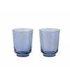 Muuto RAISE Szklanki do Wody 300 ml 2 Szt. Niebieskie