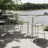 Muuto LINEAR Krzesło Barowe Ogrodowe - Hoker 75 cm / Czarny