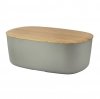RIG-TIG by Stelton BOX-IT Chlebak - Pojemnik na Chleb z Deską Bambusową - Szary