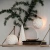 Kähler NOBILI Świecznik Świąteczny Tealight / Choinka 19 cm Biała