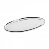 Mepra STILE Owalna Taca do Serwowania 45x28 cm / Srebrna