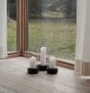 Stelton HURRICANE Lampion - Świecznik 29 cm Czarny