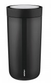 Stelton TO GO CLICK Stalowy Kubek Termiczny 400 ml Czarny