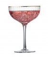 Lyngby Glass PALERMO Kieliszki Koktajlowe lub do Szampana 315 ml 4 Szt. Złote