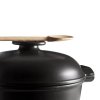 Emile Henry DELIGHT Garnek Ceramiczny 4 l Indukcja Czarny