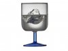 Lyngby Glass TORINO Kieliszki do Wina 300 ml 2 Szt. Bezbarwne / Niebieska Nóżka