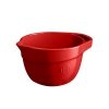 Emile Henry KITCHEN Ceramiczna Miska Kuchenna do Mieszania Ciasta 2,5 l / Czerwona