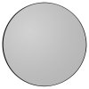 AYTM - CIRCUM Lustro Ścienne Okrągłe 110 cm Czarne - Tafla Czarna