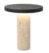 Villa Denmark VILJA Lampa Stołowa z Trawertynu / Czarny Klosz